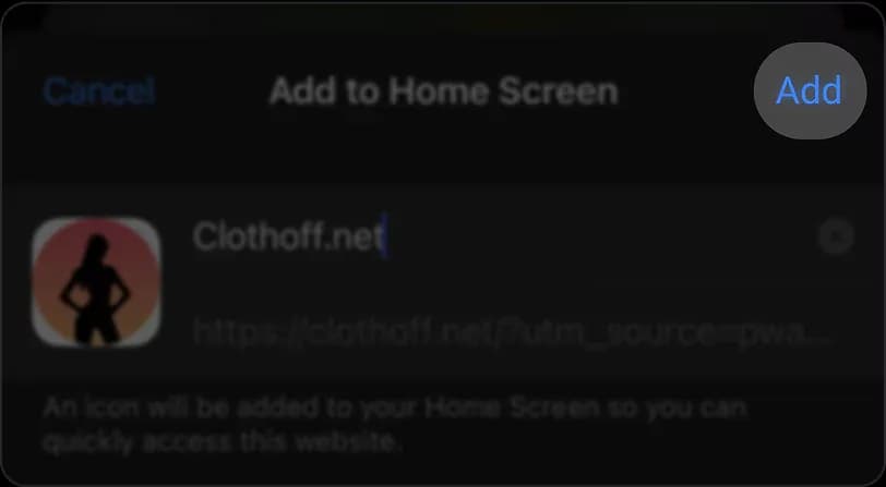 iOS용 Clothoff-ko.net 앱 다운로드